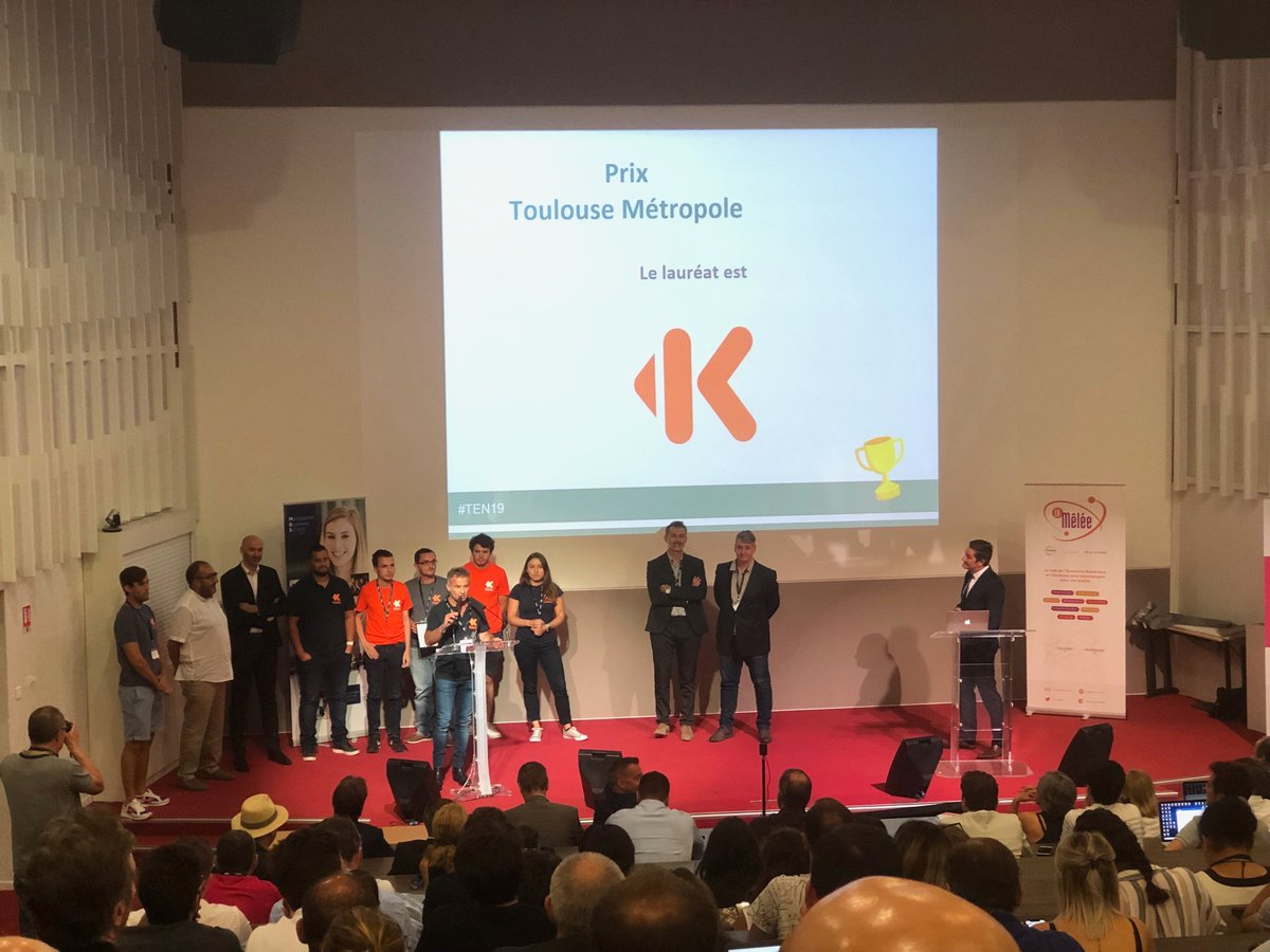 #TEN19 

Le Prix Montpellier Méditerranée Métropole est décerné à <a href="/Keetiz/">Keetiz</a>! 🏆 Félicitations à toute l'équipe! 🥳