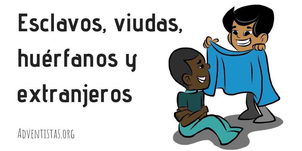 #LESAdv de hoy:
✔️Mientras un israelita celebraba su libertad a Dios se le pedía que no olvidara de donde venía y por ende ser compasivo por personas con una condición similar 
✔️Se le recordaba su preocupación por los forasteros y los más vulnerables