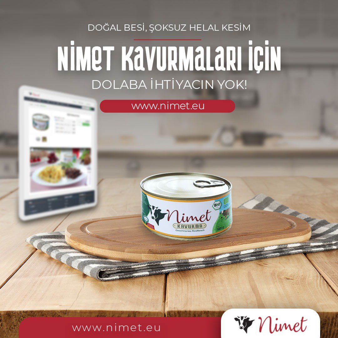 Nimet kavurmaları için dolaba ihtiyacın olmadığını biliyor muydun?
.
Wusstest Du, dass Du keinen Kühlschrank für geschmortes Rindfleisch von Nimet brauchst?
#nimet #tazeet #helalkesim #doğalbesi #bioet #turkey #germany