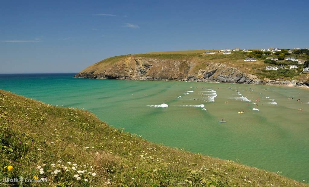 Mawgan Porth on iwkc.co.uk/w/74 #Cornwall <a href="/Tourism_Newquay/">Visit Newquay</a> <a href="/theScarletHotel/">Scarlet</a> <a href="/downthecove/">Down the Cove</a> <a href="/Cornwall_Coast/">Cornwall Coast</a> @beauty_cornwall