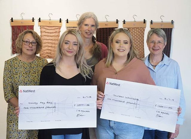 wonderwoolwales's tweet image. Congratulations to @daisyfayray and @jourdan.frances.textiles  of @textiles_csoa both winning #wonderwoolwales annual bursary award to help them on their way in the textile world.
.
.
.
.
.
.
.
#carmarthenschoolofart #textilecourse #textiledesign #weavin… ift.tt/2LaaahB