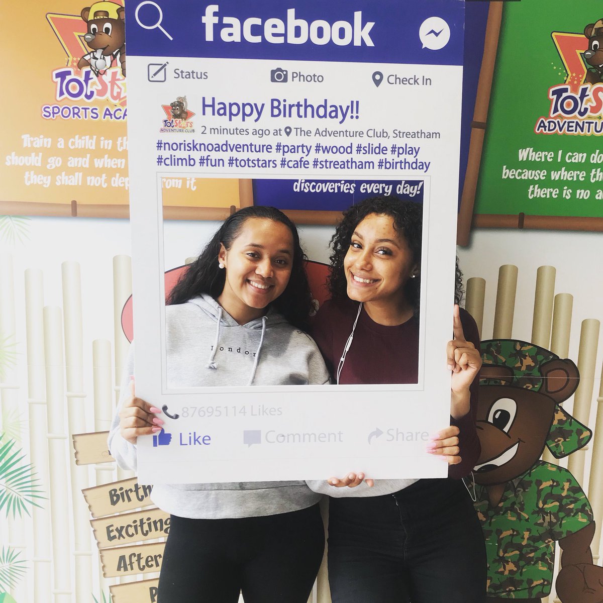 Welcome to Toby’s adventure club, we are down in Streatham Hill come and pay us a visit 😊