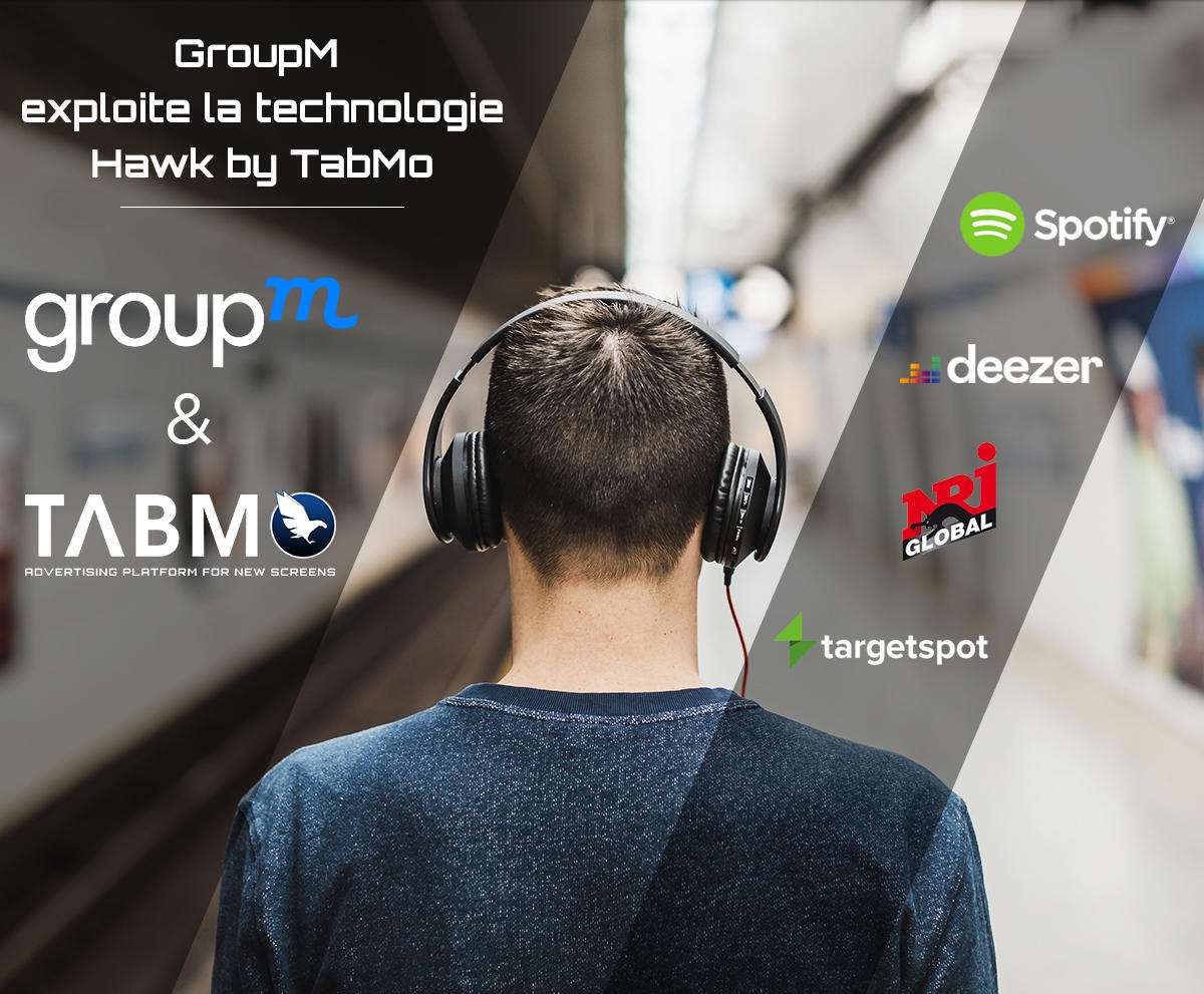 Audio Programmatique : @GroupMFrance exploite la technologie DSP Hawk by TabMo!
<a href="/Deezer/">Deezer</a> <a href="/spotifyfrance/">Spotify France</a>  @Targetspot <a href="/NrjGlobal/">NRJ Global</a> ratecard.fr/groupm-exploit…