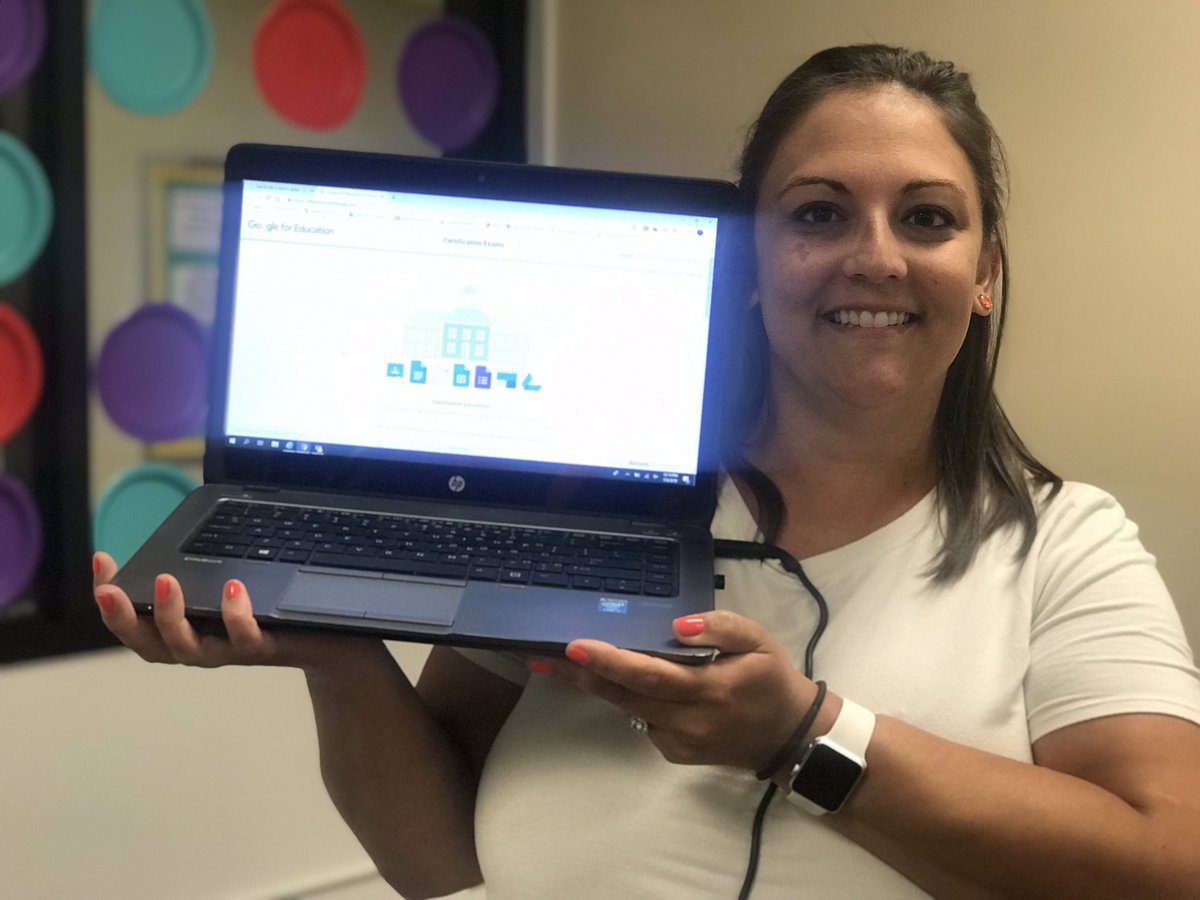 Dr_DanielleW's tweet image. @MrsSimmsGH from @GreathouseElem passed her Google Level 1 Certification Exam!! Congratulations!!🎉🎉 #JCPSIT3 #JCPSIT3Technoversity