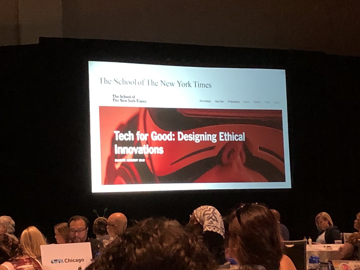 diane_levitt's tweet image. Revealing &amp;amp; reporting critical security issues in child- and teacher-facing apps led #CSTA2019 keynote @natashanyt to think about whether computer science should do a better job of teaching #EthicalCS. This led to her @schoolofnytimes class for HS students.