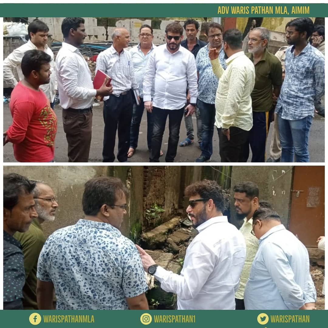 warispathan's tweet photo. Took swift action to fix the water issues in Modi Compound of my constituency. Visited the area with officers of BMC’s water department and got the waterline fixed for the people, solving many basic problems they were facing.
#BycullaForward https://t.co/GeuH6fKB5L
