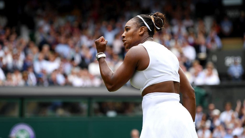 alexisohanian's tweet photo. #MamaStrength. What an amazing match between two women who went all out today. But the #BusinessBun means business. 📸 @wimbledon
https://t.co/cS1WUQnkUu https://t.co/pbktucTY8o