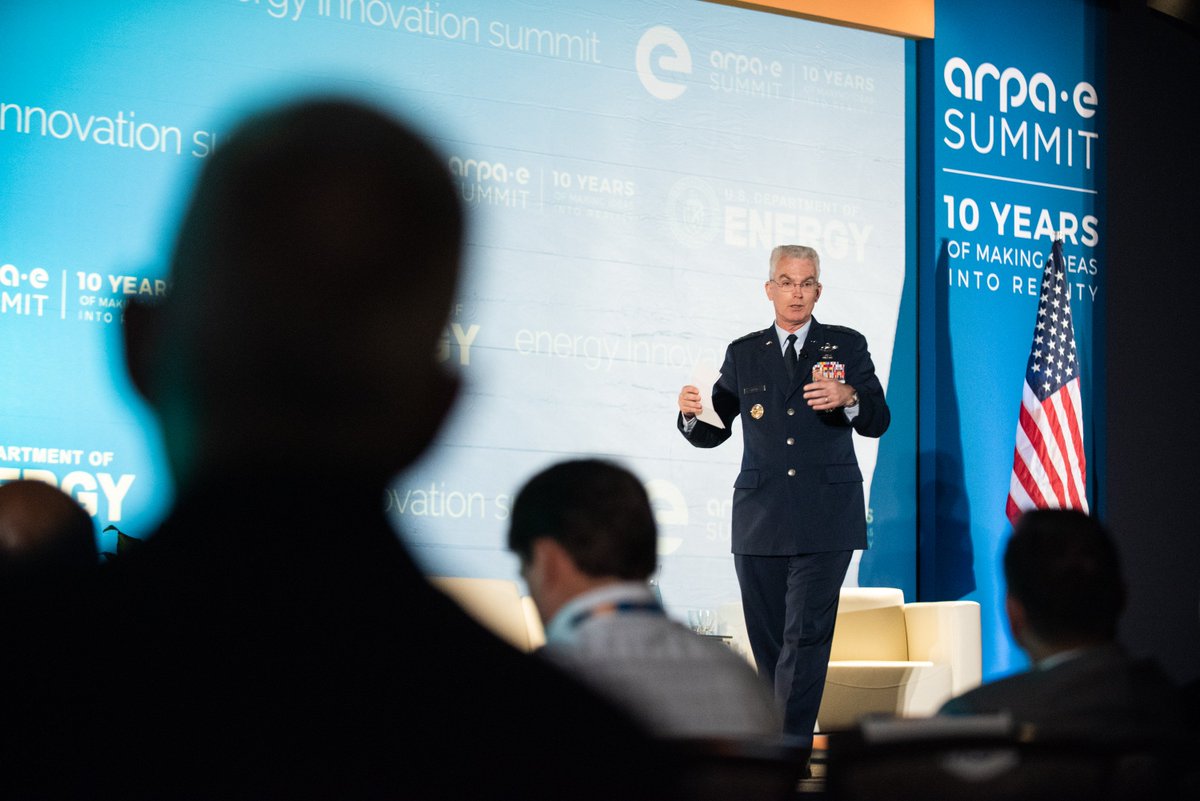 thejointstaff's tweet photo. Thank you @ARPAE and @NREL for hosting #GenSelva yesterday for a compelling conversation about the future of #energy and its ties to @DeptofDefense . #ARPAE19 https://t.co/QcyOI5pNeh