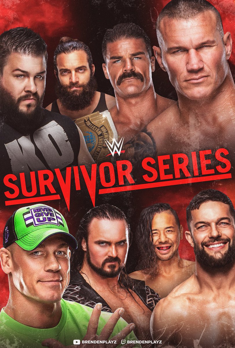 A clash of the titans takes place at the Survivor Series PPV as Team Cena looks to take down Insurgence. AJ Styles defends in a Triple Threat against Zayn and Reigns, Joe versus Strowman and more! Cominig soon to BrendenPlayz. #SurvivorSeries