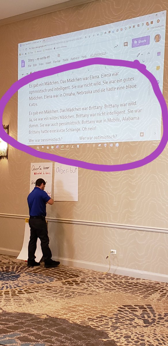srahuze's tweet photo. I already can read and understand THIS MUCH German from maybe 60 minutes of #ci. ❤️😱❤️😁 Thanks @HerrRichards!!! #cirocks #ntprs2019 https://t.co/Y9HsVnY40I