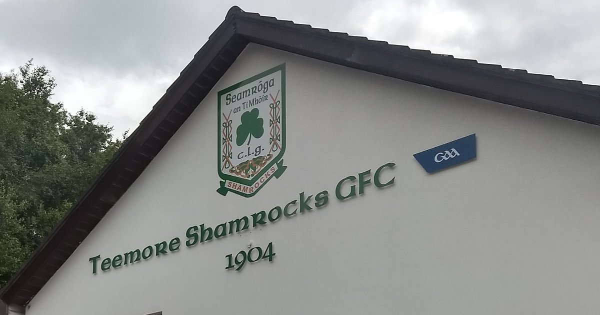 ErncoGroup's tweet photo. The new signage is up at St Mary's Park, Teemore. The place is looking great with the new park and recent improvement works. Good luck to the Shamrocks with their 2019 Summer Camp which starts tomorrow. https://t.co/hm2a0Dwkhy