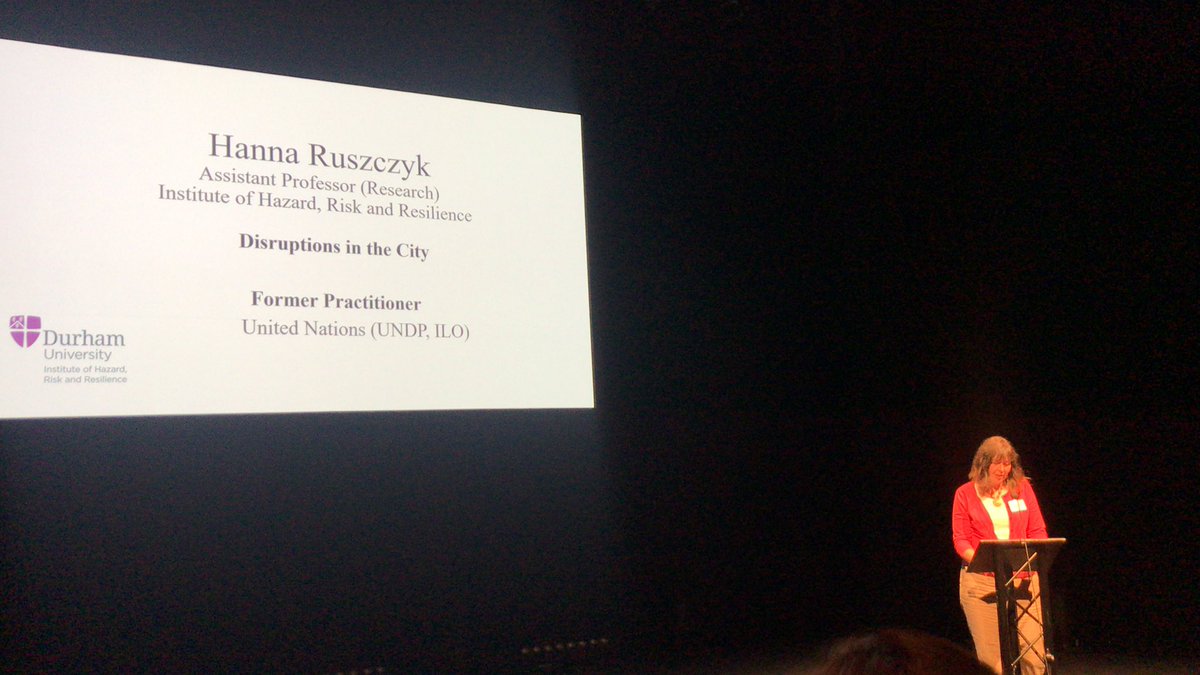 NCLGCA's tweet photo. Hanna Ruszczyk presenting the ‘Disruptions in the City’. “Women’s bodies should be viewed as infrastructure in cities” #GCSummitNE19 https://t.co/8NtqkhhOoF