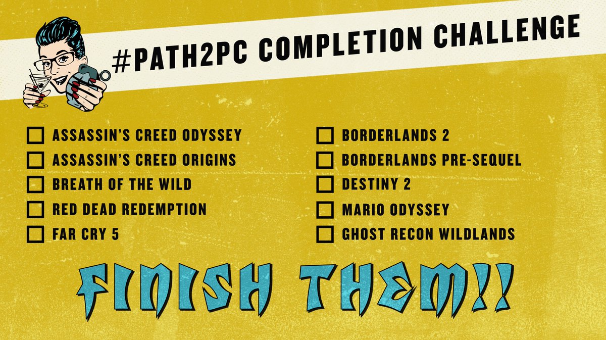 MamaNadesBest's tweet photo. #Path2PC starts tonight! 7 PM CST. This is what we are up against in no particular order. Upon finishing these games we build a baller gaming PC. Backseating welcome and playing with viewers &amp; subs (when applicable).

- New schedule Tuesdays, Thursdays, Sundays 7 PM CST https://t.co/kc8UXsXg8o