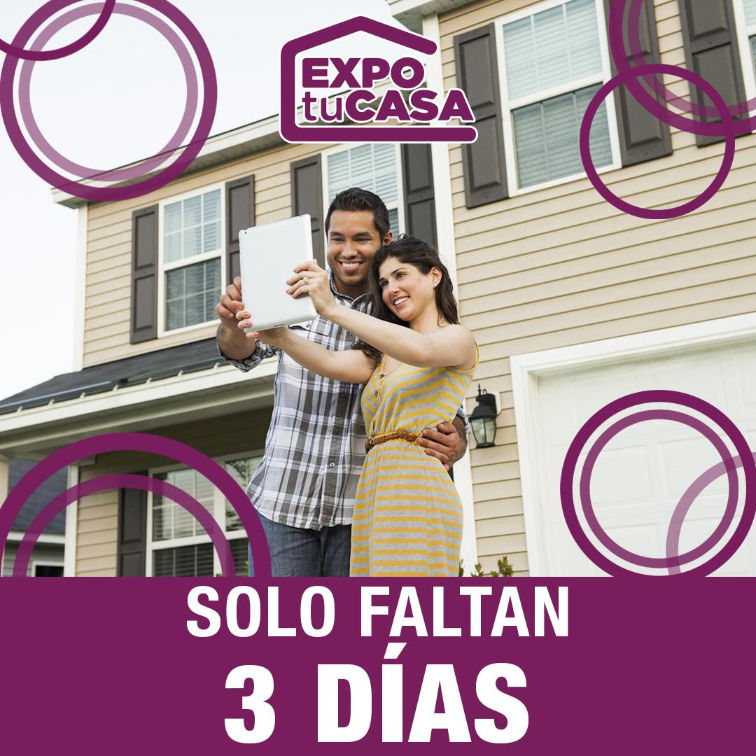 ExpotuCasa's tweet photo. Solo nos quedan 3 días para iniciar Expo tu Casa Julio 2019, ¿estás listo? ¡No olvides traer a toda tu familia!

Te esperamos a partir del viernes en punto de la 1 de la tarde en Cintermex, ¡no faltes!

Adquiere tus boletos en línea y no hagas filas: https://t.co/QZ2VwHMSaA https://t.co/yGNFfpkXJf