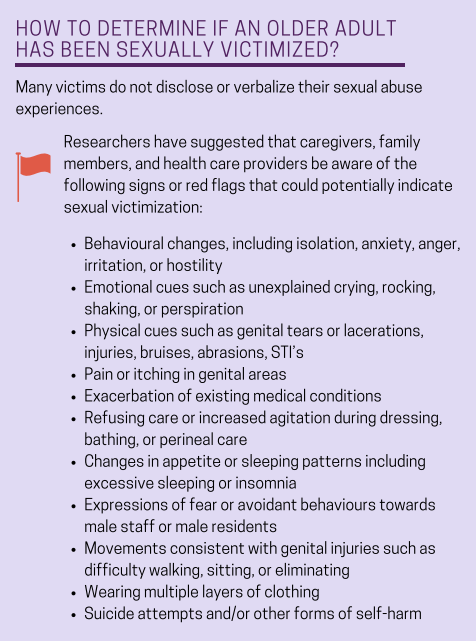 cnpea's tweet photo. #A2JProject update continued: It is important for #caregivers, service-providers, friends & relatives of #olderadults to know the essentials about sexual abuse (red flags, risk factors, what to do next). We have gathered this info in a fact sheet - https://t.co/j9rfp4wVPC https://t.co/6QMQAOwJz0