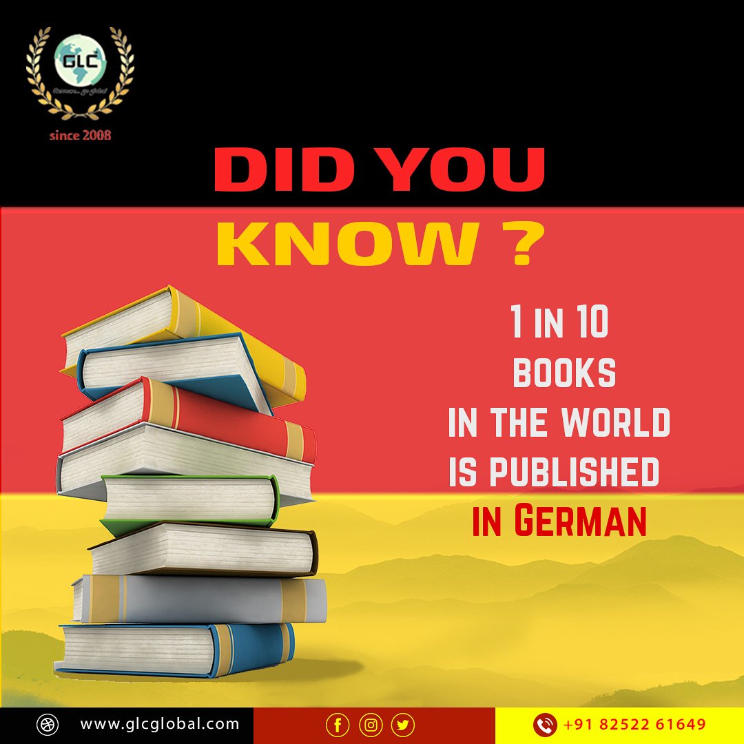CentreGerman's tweet photo. Germany is one of the world's leading book nation, publishing around 94,000 titles every year. 

Follow @CentreGerman for more facts related to Germany and German Language.

#germany #german #book #publishers #books #read #didyouknow #facts #germanfacts #education #learn #fact https://t.co/ZW0bS6e8dF