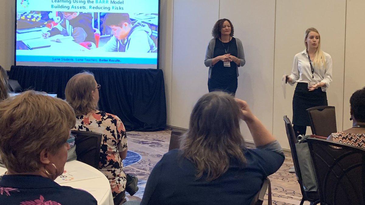 BarrCenter's tweet photo. “Give me a squad and we’re going to change the world.” - @Adelanto_HS’s @Rosalindhendo on why she’s @NNSTOY to talk about the #BARRModel #TeachersLeading https://t.co/sRaypSPfCc