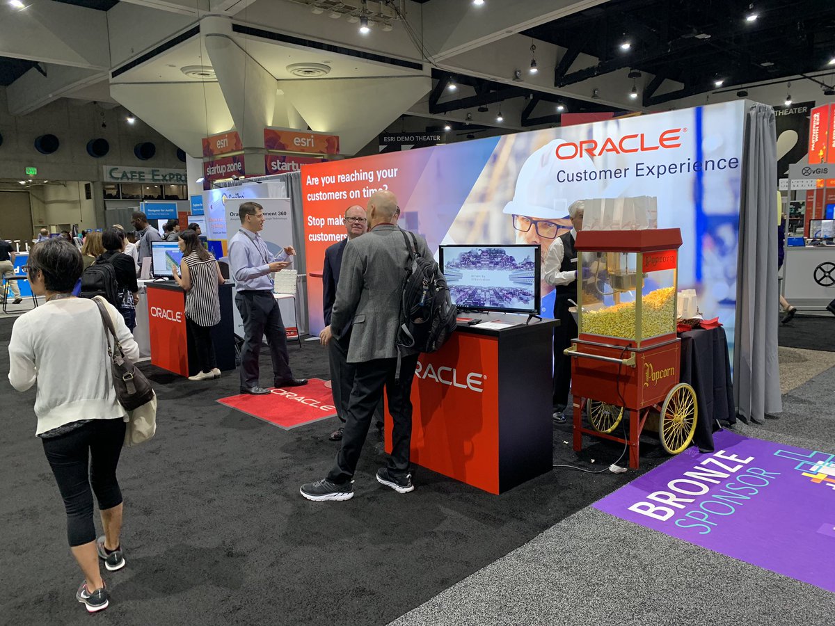 SarahSimonen's tweet photo. Good morning, San Diego!! Come check out our Public Sector Community Development solution at the #EsriUC at the Oracle booth this morning. #OracleGov360 #OracleEmp https://t.co/pGqAxsZmMQ
