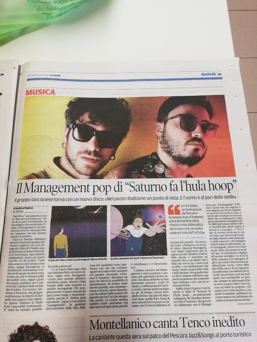 management_ddpo's tweet photo. Grazie @Il_Centro 😍 #faicomesaturno! https://t.co/h2rh4FtgxA