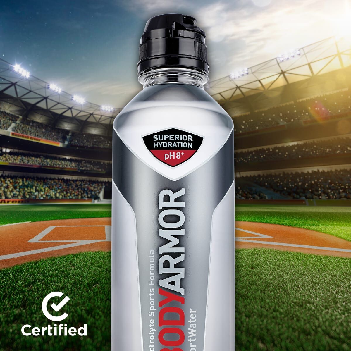 CertifiedOil's tweet photo. The road to the Show starts with practice. Registered Rewards For You mobile app users can hydrate afterwards with a FREE 700mL @DrinkBODYARMOR Water, valid today only, while supplies last. All-Stars drink BodyArmor! https://t.co/5UX6hRRrM4