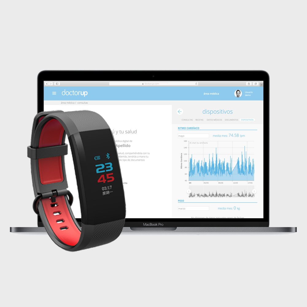 bhd_Consulting's tweet photo. Con #DoctorUp los pacientes más concienciados con su salud, o que requieran más atención, pueden vincular dispositivos #wearables y tú tendrás acceso a sus parámetros biológicos desde la plataforma médica https://t.co/5JPTgvLpSW 
#esalud #telemedicina #ehealth https://t.co/rDe0t6wJvC