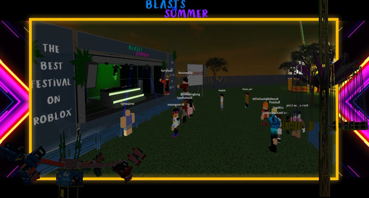 Rblx Photographer On Twitter Blast Of Summer Summer Nights An Amazing Event On Roblox Host Funderland There Was So Much Fun You Can Find A Aftermovie On My Channel Also You Can - next event roblox 2019