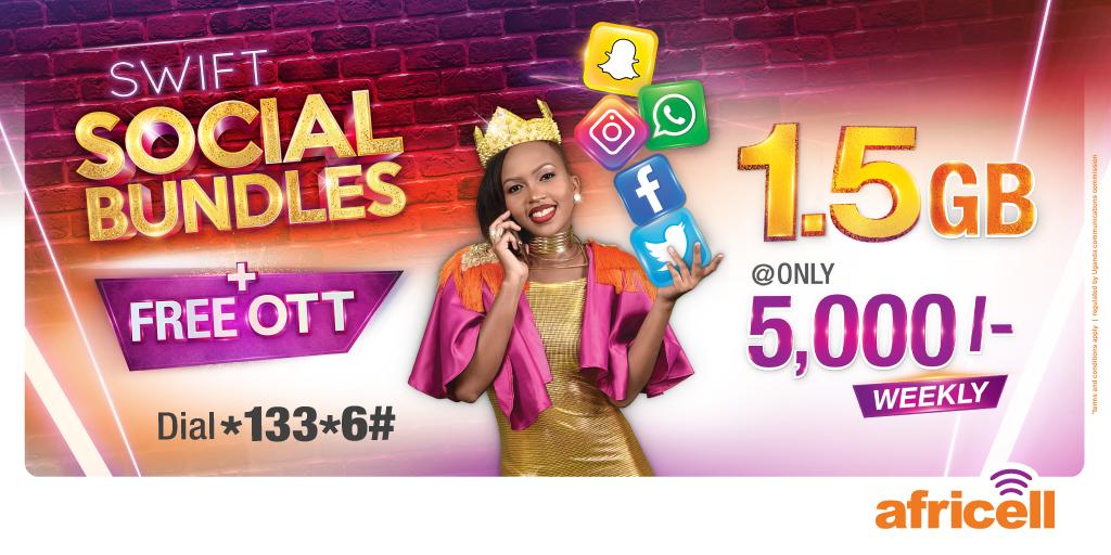 judodele's tweet photo. Now @ 5000shs you get yourself 1.5GB SWIFT weekly. @africellUG always gat you. #SWIFTIsBack
Enjoy... https://t.co/CZ8g3IeOTH