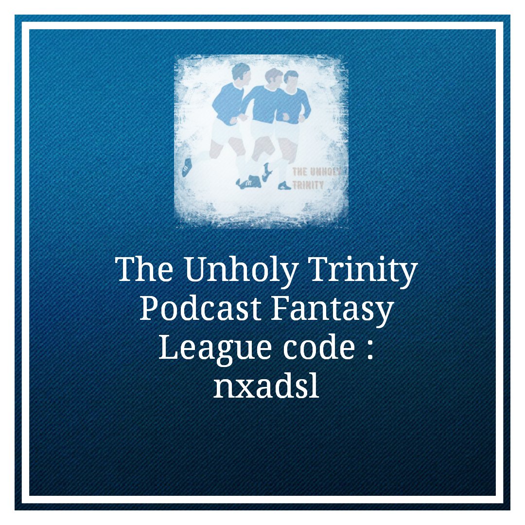 For a bit of light enjoyment over the course of the new season, we are running a Fantasy League on the <a href="/premierleague/">Premier League</a> website. The league code is shown below. Prize for the winner as well. RT and let's get as many blues on board as we can #UHTPodcast #EFC #COYB #Everton