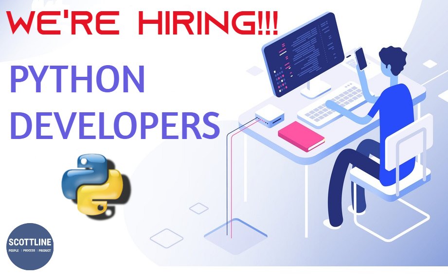 TeamScottline's tweet image. We have multiple openings for #Python_Developers
Exp:1-3 yrs
Location: Chennai
Share your resume to vinay@scottline.com
#python #programming #developers #pythonprogramming #programminglanguage #code #resume #openings #contact #chennai #share