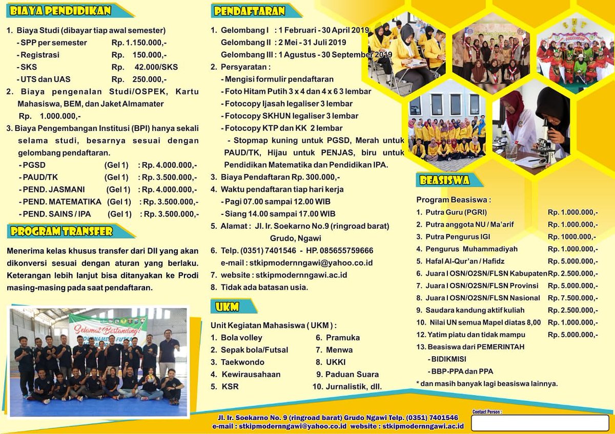 STKIP Modern Ngawi (@ngawistkip) on Twitter photo 