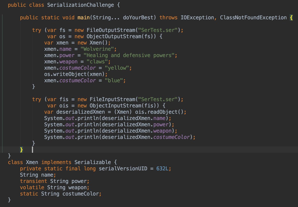 RafaDelNero's tweet image. Have you taken the new #JavaQuiz? This one is about #equalsAndHashcode! Can you get it right?

#JavaDevGym 

Try it out now *The attached image is from the previous quiz*:
bit.ly/jumpintojava