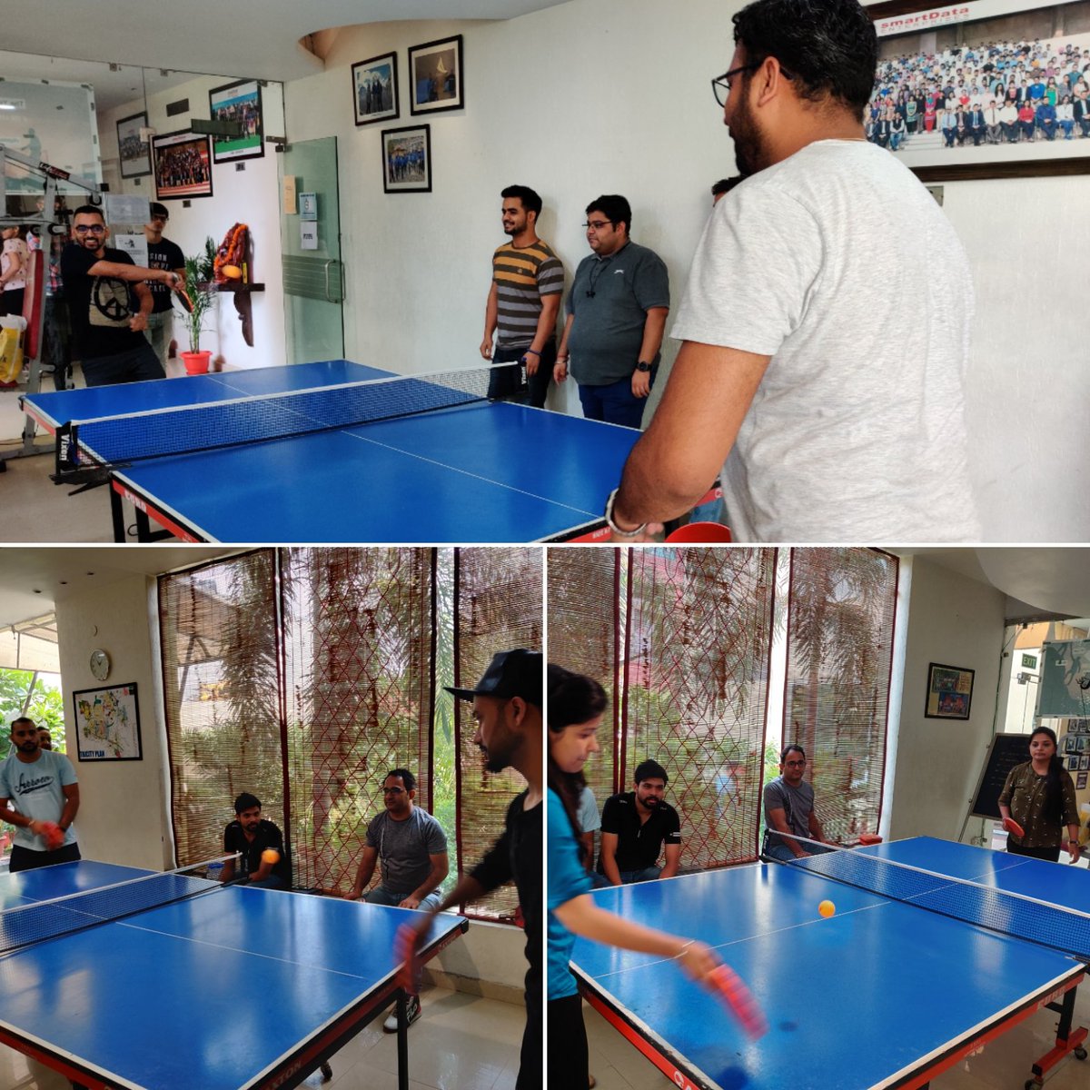 sdeievent's tweet image. #smartDataTableTennisTournament round 3 and finale of mix-doubles at #Mohali facility. Congratulations winners on your tremendous win.