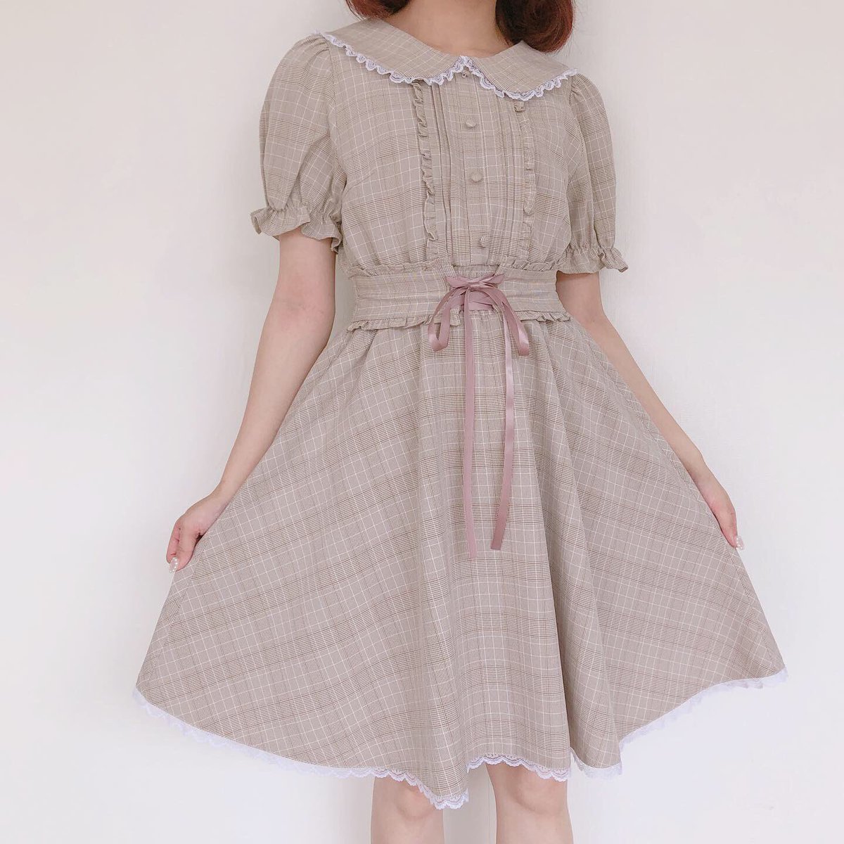 ハニーシナモンhoneycinnamon Pa Twitter ୨୧ New Arrival ୨୧ ウエストのベルトでスタイルアップ してくれるコルセットワンピース コルセットガーリーワンピース Pink Beige Size Free 10 000 Tax 着用身長 150cm 7 10 発売 T Co Rk9ekg0py8