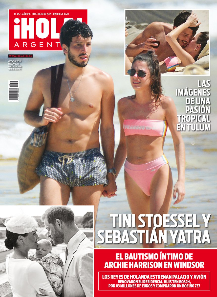 holacomar's tweet photo. 🏖 @TiniStoessel y @SebastianYatra. Las imágenes de una pasión tropical en Tulum 💓 #AdelantoTapaHola 👇🏼 https://t.co/p1Oo5Tm63p
