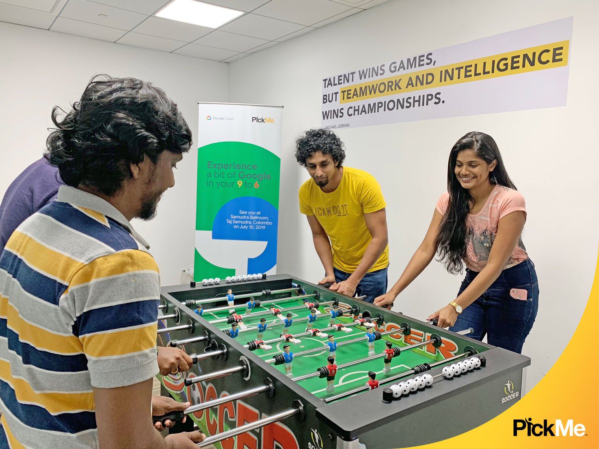 PickMeLK's tweet photo. PickMe getting ready for the Google Cloud Day happening tomorrow!
#PickMeMeetsGoogle
#SriLanka #PickMe #GoogleDay https://t.co/0tME8wdjSj