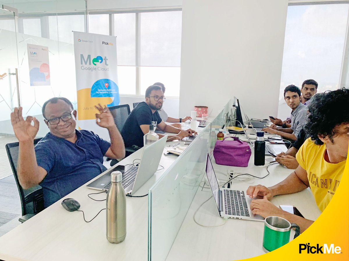 PickMeLK's tweet photo. PickMe getting ready for the Google Cloud Day happening tomorrow!
#PickMeMeetsGoogle
#SriLanka #PickMe #GoogleDay https://t.co/0tME8wdjSj