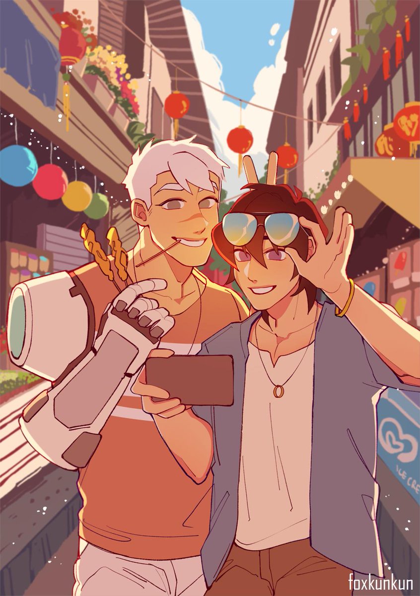 foxkunkun's tweet photo. Shiro and Keith are on a tropical summer vacation, they're visiting the streets of Ipoh!! ☀️🏝️ 🇲🇾
#sheith https://t.co/dQlmQbD4O6