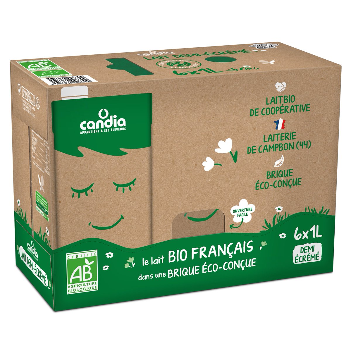GeraldSaada's tweet photo. Candia réinvente la brique de lait et lance la première brique éco-conçue sans aluminium en France avec Candia Bio. Elle contribue également à développer une filière de plastique biosourcé et n'a pas de suremballage plastique.
#candia #sodiaal #bio #economiecirculaire #disruption https://t.co/c7o6y6x0gu