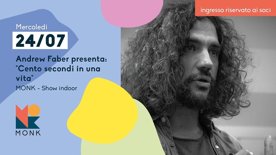 MONK Roma (@monkclub) on Twitter photo Oggi #9luglio esce il primo romanzo di <a href="/andrewfaberblog/">Andrew Faber</a> per <a href="/RizzoliLibri/">Rizzoli Libri</a>.
⭐MERCOLEDÌ 24 LUGLIO ⭐
Andrew Faber presenta "Cento secondi in una vita" al <a href="/MonkClub/">MONK Roma</a>
📌 Ingresso con Tessera ARCI
+ Contributo all'Attività UPtoYOU
#staymonk 😉 Oggi #9luglio esce il primo romanzo di <a href="/andrewfaberblog/">Andrew Faber</a> per <a href="/RizzoliLibri/">Rizzoli Libri</a>.
⭐MERCOLEDÌ 24 LUGLIO ⭐
Andrew Faber presenta "Cento secondi in una vita" al <a href="/MonkClub/">MONK Roma</a>
📌 Ingresso con Tessera ARCI
+ Contributo all'Attività UPtoYOU
#staymonk 😉