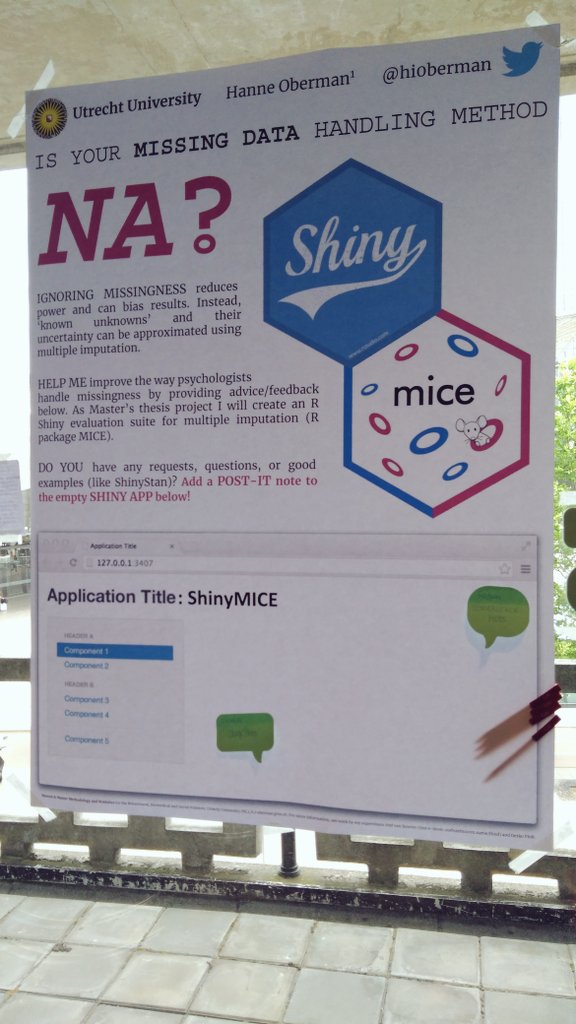 Ever had an unwrangled data set without any NAs? Me neither. Come talk with me about #missingdata #SIPS2019