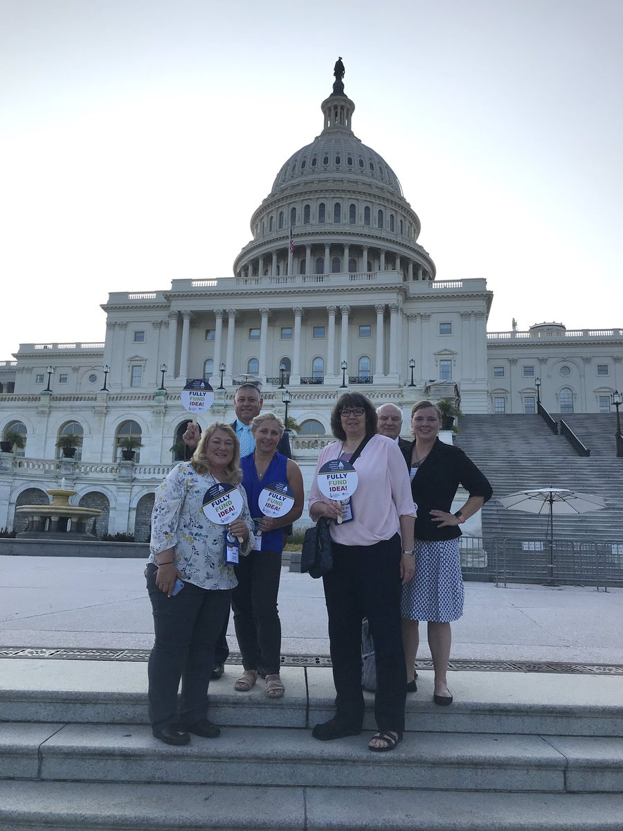 cecidaho's tweet photo. The Idaho advocacy team has arrived on the Hill, and are excited to meet with their Legislators.  “Fully Fund IDEA” #SELS2019 #4SpecialEducataion
@ramonalee15 @MrCdeBaca @robin_corder @IdahoSchAdm https://t.co/r4mQiezc7O