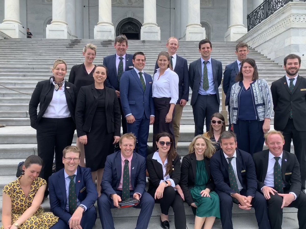 Farmerswifetash's tweet photo. Yesterday in DC we went to USDA and heard about Ag in the US - very informative & interesting. Off to the Australian Embassy today @nuffieldaust #NuffieldAg #Nuffieldfarming #NuffieldGFP #JapanGFP19 https://t.co/M0yhFhM2pZ