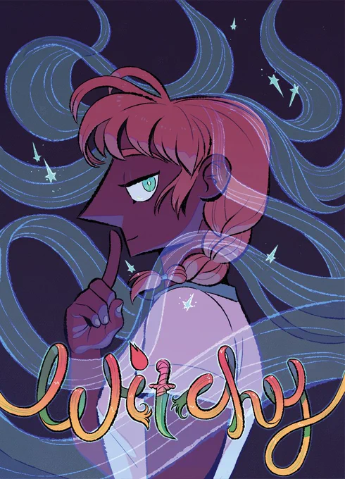 "In the witch kingdom Hyalin, the strength of your magic is determined by the length of your hair."

The Witchy book is now available for preorder! Preorder from your local store before July 25th to get it by September 4th! (More info in the images) 