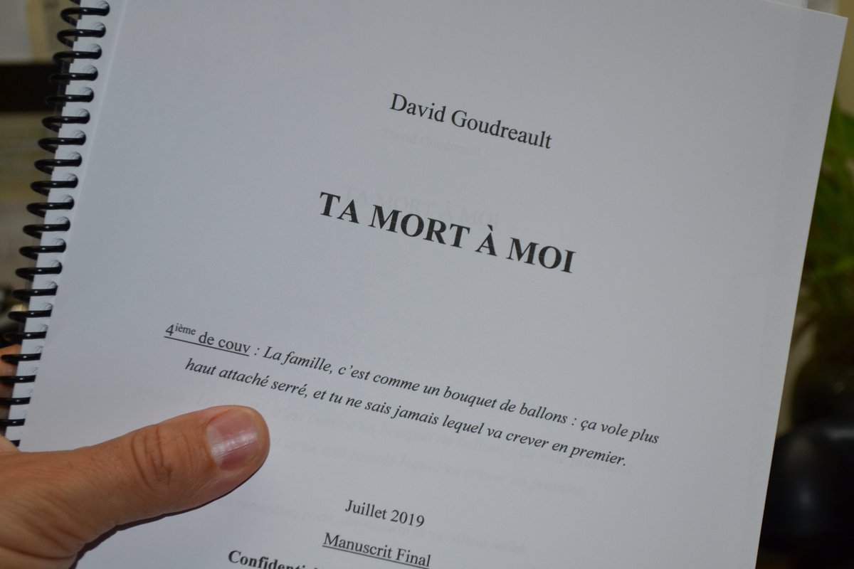 Voilà. 
#NouveauRoman #PasLaSuiteDeLaBête #18septembre2019 
<a href="/GroupeLibrex/">Groupe Librex</a>