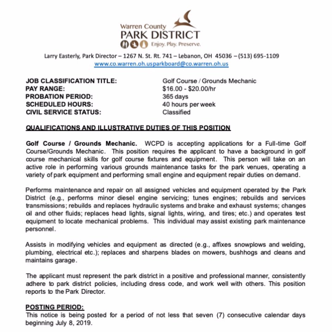 Warren County Parks tweet media