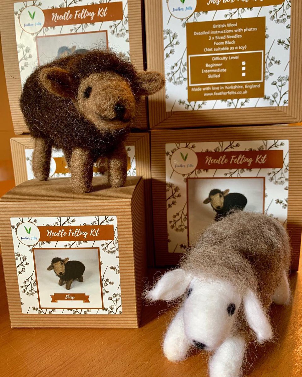 Featherfelts's tweet image. Hello Mr 🐑 

#featherfelts #feltingkit #yorkshire