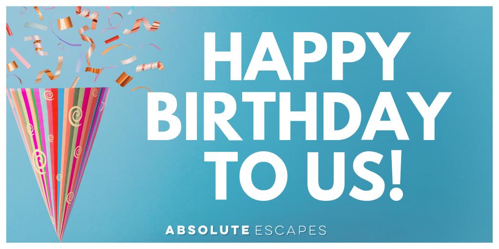 AbsoluteEscapes's tweet photo. IT'S OUR #BIRTHDAY TODAY! 🎉 ...and we want to say a BIG THANK YOU to every single client who has travelled with us over the past 15 years!
#AbsoluteEscapes https://t.co/YgkEXAFmRh