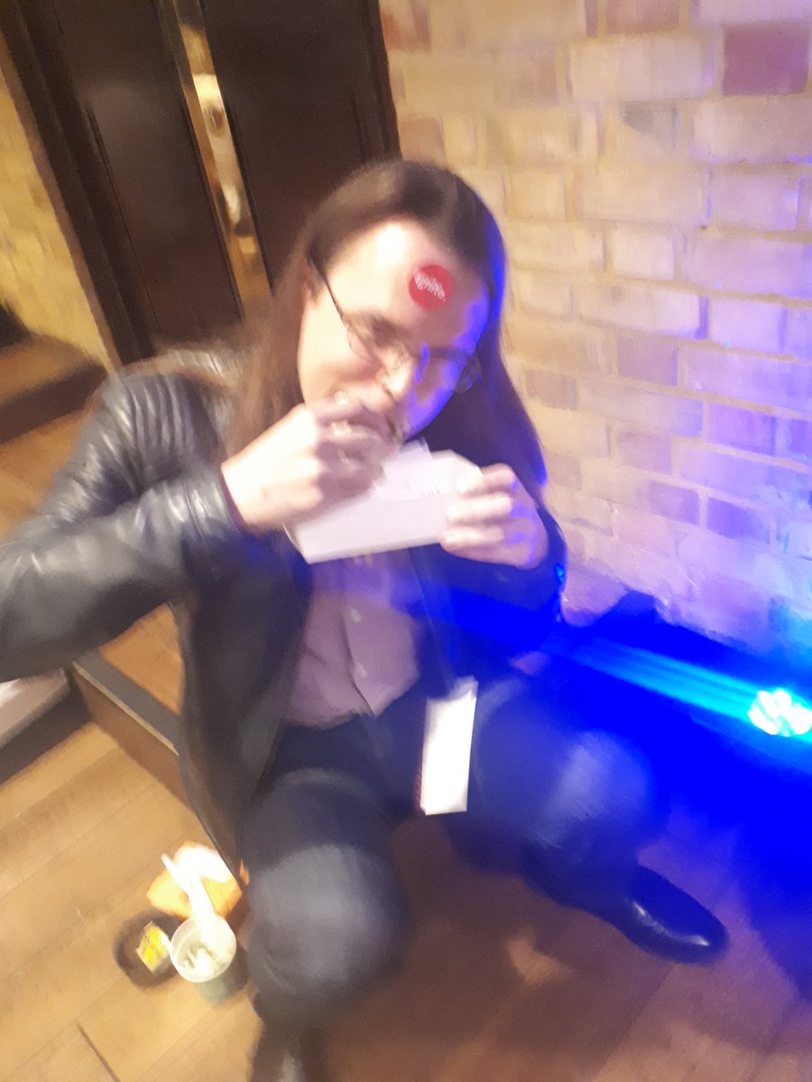 James57706065's tweet photo. Here with @david_justice enjoying a tasty pork brisket at the best event of the day! #TescoTechnology #tesco #tescoignite19 https://t.co/XKddCTQLKd