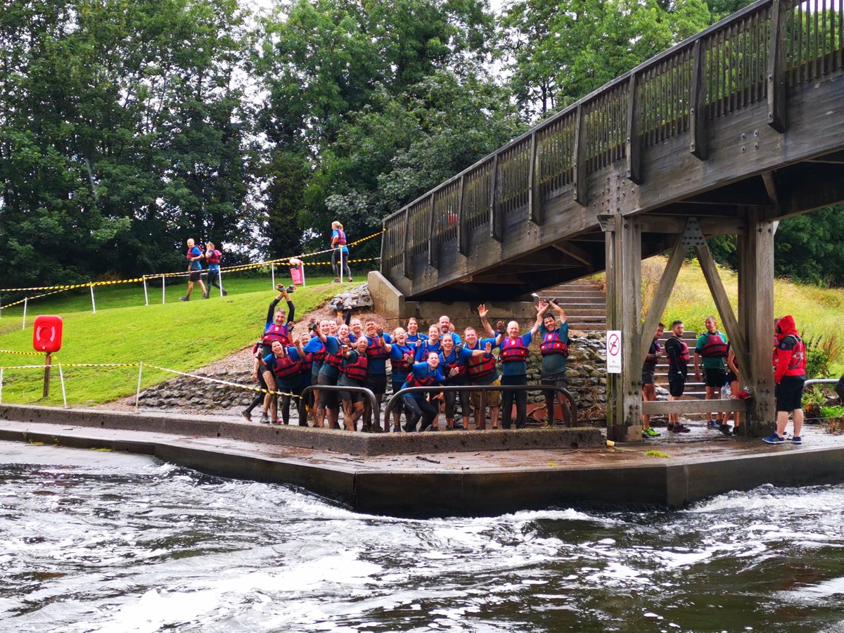 arcpartnership's tweet photo. They did it! Our brave Arc Partnership and @Scape_Group team faced their fears (and the weather) to complete the @Xrunner_ #waterwipeout for @alexswish. We'd love to raise as much as we can, so to support or find out more visit: https://t.co/CVm6l255xF  #CharityTuesday#TeamScape https://t.co/nHIF7NaX9A