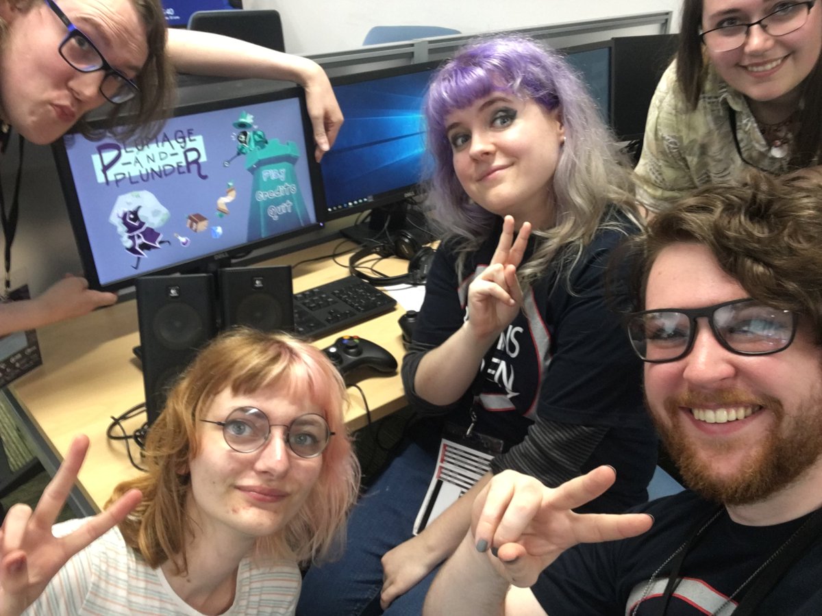 Congratulations to recent <a href="/NUA_GamesArt/">NUA_Gamesart</a> #NUAgrads Grace, Sam, Mia, Becky and Becca on their success at <a href="/BrainsEden/">Brains Eden</a>. Read about how they created a full game experience within 48 hours: ow.ly/5M6650uWqy0 #WeAreNUA